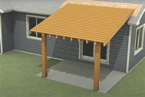 how to attach metal patio cover to house|attaching porch roof to existing.